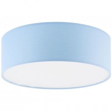 Φωτιστικό Πλαφονιέρα Φ38cm με 4 ντουί E27 230V Μπλε Υφασμάτινο Rondo 3229